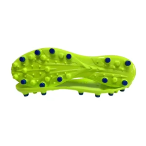 Lime Green Navy Blue Two-tone TPU Soccer Outsole Round Anti-slip Cleats OEM Custom Professional Football Shoe Replacement Sole