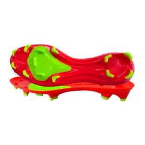 Red Lime Green Two-tone TPU Soccer Outsole Triangle Anti-slip Cleats OEM Custom Professional Football Shoe Replacement Sole