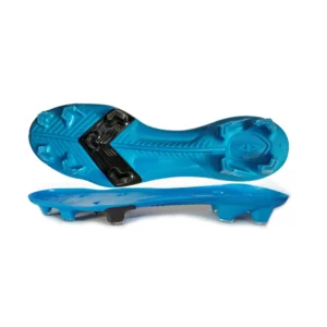 Bright Blue Black Arrow Pattern TPU FG Soccer Outsole Multi-directional Cleats OEM Custom Professional Football Boot Replacement Sole
