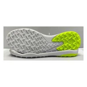 Light Gray Lime Green Two-tone Triangle Serrated Stud AG Turf Soccer Outsole Heel Triangle Mark Reinforcement Rubber EVA Composite Anti-slip OEM Custom Football Training Sole
